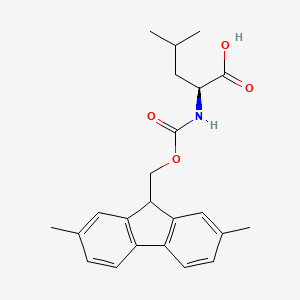 N-(((2,7-Dimethyl-9H-fluoren-9-yl)methoxy)carbonyl)-L-leucine