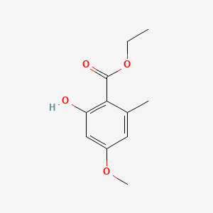 molecular formula C11H14O4 B1203233 Ethyl everninate CAS No. 6110-36-7