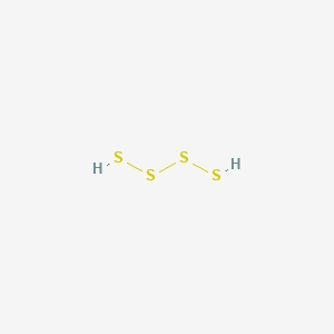 molecular formula H2S4 B1203235 Tetrasulfane 
