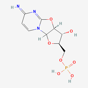 molecular formula C9H12N3O7P B1203240 Cyclo-cmp CAS No. 39679-56-6