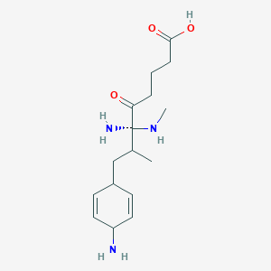 molecular formula C16H27N3O3 B1203241 N-methyl-valyl-amiclenomycin CAS No. 96717-69-0