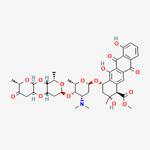 molecular formula C41H49NO15 B1203244 Auramycin B CAS No. 78173-91-8