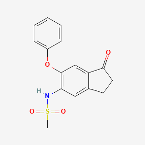 5-Methylsulfonylamino-6-phenoxy-1-indanone