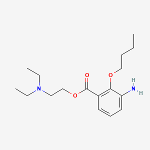 molecular formula C17H28N2O3 B1203249 Metabutoxycaine CAS No. 3624-87-1