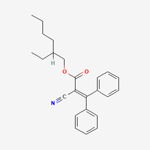 molecular formula C24H27NO2 B1203250 Octocrylene CAS No. 6197-30-4