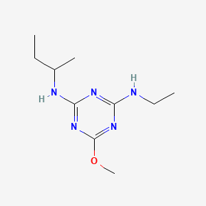 molecular formula C10H19N5O B1203251 Secbumeton CAS No. 26259-45-0