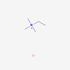 molecular formula C5H14IN B1203252 Trimethylethylammonium iodide CAS No. 51-93-4