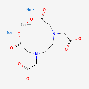 molecular formula C10H12O8CaN2Na2·2H2O<br>C10H12CaN2Na2O8 B1203255 Edetate calcium disodium CAS No. 62-33-9