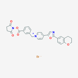 1-(3-(Succinimidyloxycarbonyl)benzyl)-4-(2-(3,4-dihydro-2H-1-benzopyran-6-yl)-5-oxazolyl)pyridinium bromide