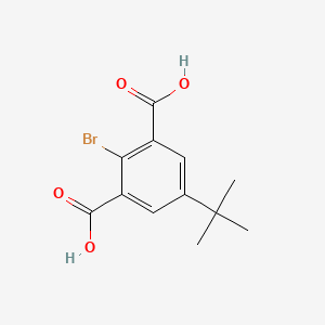 molecular formula C12H13BrO4 B1203260 2-Bromo-5-(tert-butyl)isophthalic acid CAS No. 64395-03-5
