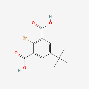 1,3-Benzenedicarboxylic acid, 2-bromo-5-(1,1-dimethylethyl)-