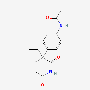 2-(p-Acetamidophenyl)-2-ethylglutarimide