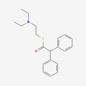 molecular formula C20H25NOS B1203283 Thiphenamil CAS No. 82-99-5