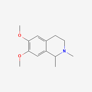 molecular formula C13H19NO2 B1203297 Carnegine CAS No. 490-53-9