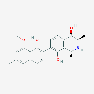 molecular formula C23H25NO4 B1203302 Dioncophyllinol B 