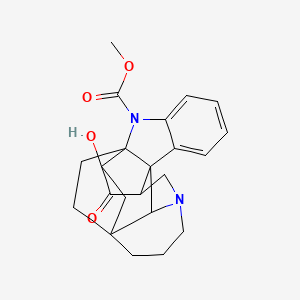 molecular formula C22H24N2O4 B1203307 Methyl 3-hydroxy-22-oxokopsan-1-carboxylate 