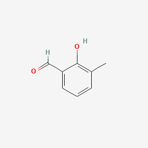molecular formula C8H8O2 B1203309 2-Hydroxy-3-methylbenzaldehyde CAS No. 824-42-0