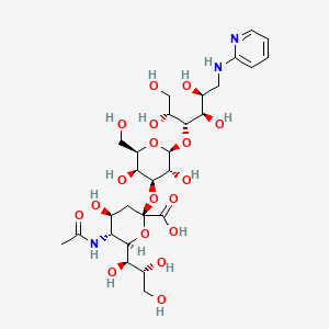 molecular formula C28H45N3O18 B1203315 2-(N-3'-Sialyllactityl)aminopyridine CAS No. 83073-74-9
