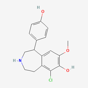 molecular formula C17H18ClNO3 B1203326 8-甲氧基补骨脂素 CAS No. 95183-48-5