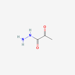molecular formula C3H6N2O2 B1203340 2-oxopropanehydrazide CAS No. 93285-68-8