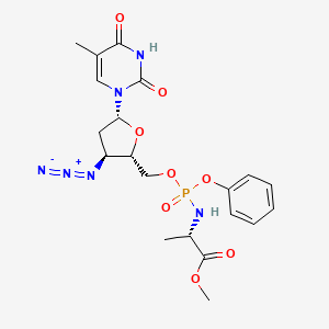 molecular formula C20H25N6O8P B1203344 Azt-pmap 