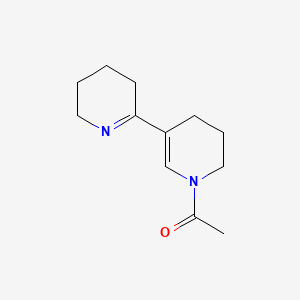 molecular formula C12H18N2O B1203350 N-Acetylhystrine CAS No. 52195-93-4