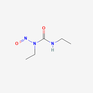 molecular formula C5H11N3O2 B1203355 1,3-Diethyl-1-nitrosourea CAS No. 49540-32-1
