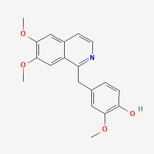 molecular formula C19H19NO4 B1203357 4'-Hydroxypapaverine CAS No. 18813-60-0