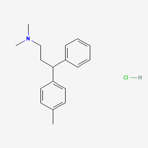 molecular formula C18H24ClN B1203360 Tolpropamine hydrochloride CAS No. 3339-11-5