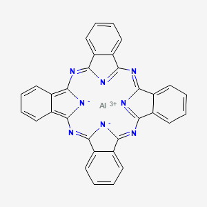 molecular formula C32H16AlN8+ B1203364 Aluminum phthalocyanine CAS No. 47822-79-7