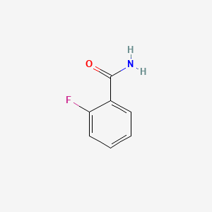 molecular formula C7H6FNO B1203369 2-Fluorobenzamide CAS No. 445-28-3
