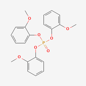 molecular formula C21H21O7P B1203371 Guaiacol phosphate CAS No. 563-03-1