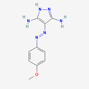 molecular formula C10H12N6O B1203375 ILK-IN-3 CAS No. 6975-75-3