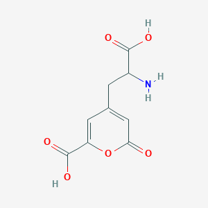 molecular formula C9H9NO6 B1203380 Stizolobate CAS No. 3060-62-6