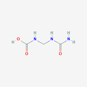 molecular formula C3H7N3O3 B1203381 N-(Carboxyaminomethyl)urea 
