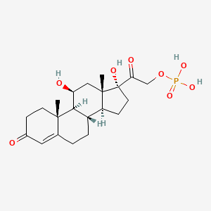 molecular formula C21H31O8P B1203383 Hydrocortisone phosphate CAS No. 3863-59-0
