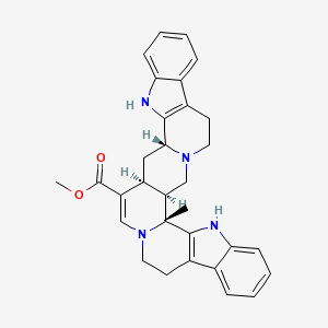 molecular formula C31H32N4O2 B1203386 Roxburghine B CAS No. 27932-46-3