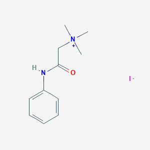 molecular formula C11H17IN2O B120339 (Phenylcarbamylmethyl)-trimethylammonium iodide CAS No. 22913-17-3