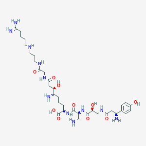molecular formula C34H59N11O10 B1203393 Edeine B 