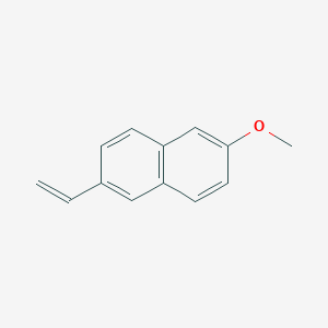 molecular formula C13H12O B1203395 2-Methoxy-6-vinylnaphthalene CAS No. 63444-51-9