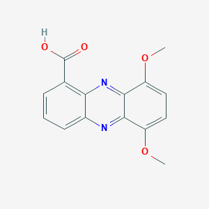 molecular formula C15H12N2O4 B012034 6,9-Dimethoxyphenazine-1-carboxylic acid CAS No. 103942-91-2