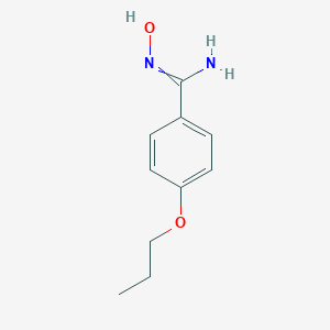 molecular formula C10H14N2O2 B120340 N-Hydroxy-4-propoxy-benzamidine CAS No. 145259-49-0
