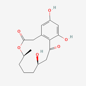 molecular formula C16H20O6 B1203406 11beta-Hydroxycurvularin CAS No. 60821-04-7