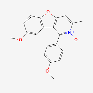 8-Methoxy-1-(4-methoxyphenyl)-3-methyl-2-oxidobenzofuro[3,2-c]pyridin-2-ium