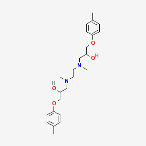 1,1'-(1,2-Ethanediylbis(methylimino))bis(3-(4-methylphenoxy)-2-propanol), dihydrochloride