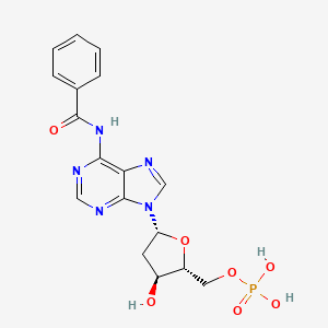 [(2R,3S,5R)-5-(6-benzamidopurin-9-yl)-3-hydroxyoxolan-2-yl]methyl dihydrogen phosphate