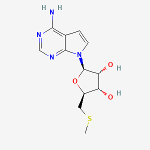 molecular formula C12H16N4O3S B1203423 5'-Deoxy-5'-(methylthio)-tubercidin CAS No. 61893-98-9