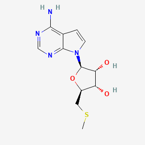 B1203423 5'-Deoxy-5'-(methylthio)-tubercidin CAS No. 61893-98-9