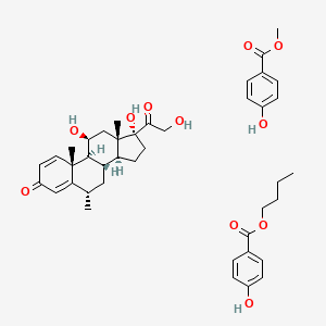 molecular formula C41H52O11 B1203424 Medrol veriderm CAS No. 78065-40-4