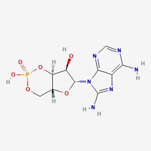 molecular formula C10H13N6O6P B1203426 8-Amino-cyclic amp CAS No. 30685-40-6
